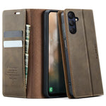 Custodia per telefono CaseMe 033 con fodera in pelle di vitello, inserti in microfibra e protezione RFID., For Samsung Galaxy A15, For Samsung Galaxy A25, For Samsung Galaxy S23 FE 5G, For Samsung Galaxy A24 4G