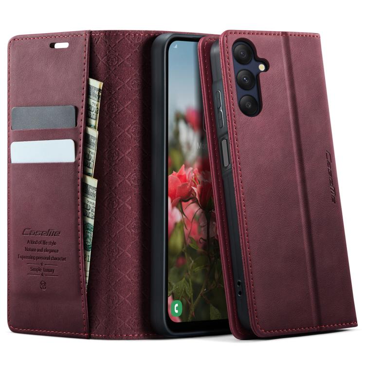 Custodia per telefono CaseMe 033 con fodera in pelle di vitello, inserti in microfibra e protezione RFID., For Samsung Galaxy A15, For Samsung Galaxy A25, For Samsung Galaxy S23 FE 5G, For Samsung Galaxy A24 4G