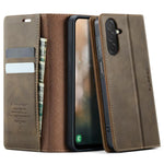 Custodia per telefono CaseMe 033 con fodera in pelle di vitello, inserti in microfibra e protezione RFID., For Samsung Galaxy A56 5G, For Samsung Galaxy A26, For Samsung Galaxy A36 5G, For Samsung Galaxy S25 Ultra 5G