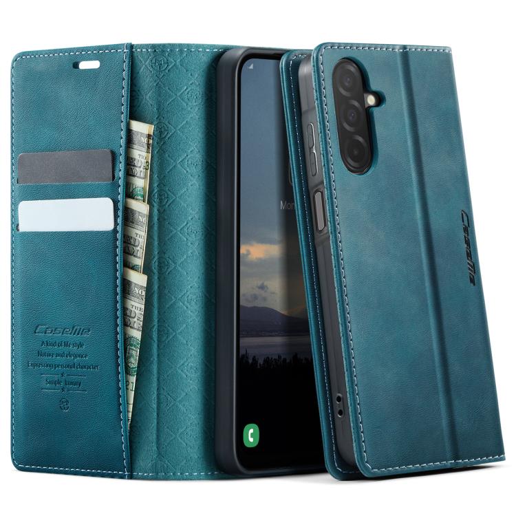 Custodia per telefono CaseMe 033 con fodera in pelle di vitello, inserti in microfibra e protezione RFID., For Samsung Galaxy A56 5G, For Samsung Galaxy A26, For Samsung Galaxy A36 5G, For Samsung Galaxy S25 Ultra 5G