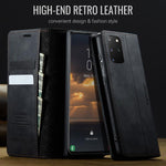 Custodia per telefono CaseMe 033 con fodera in pelle di vitello, inserti in microfibra e protezione RFID., For Samsung Galaxy S20+, For Samsung Galaxy A51, For Samsung Galaxy Note10+, For Samsung Galaxy S10+