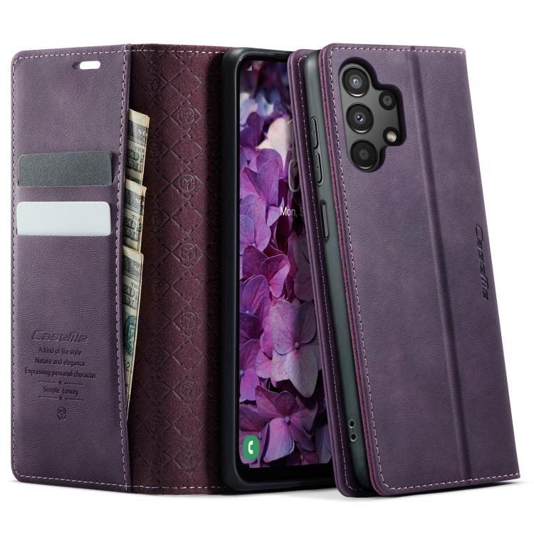Custodia per telefono CaseMe 033 con fodera in pelle di vitello, inserti in microfibra e protezione RFID., For Samsung Galaxy A14, For Samsung Galaxy A13 / A04s, For Samsung Galaxy A52 / A52s 5G, For Samsung Galaxy A50s / A30s
