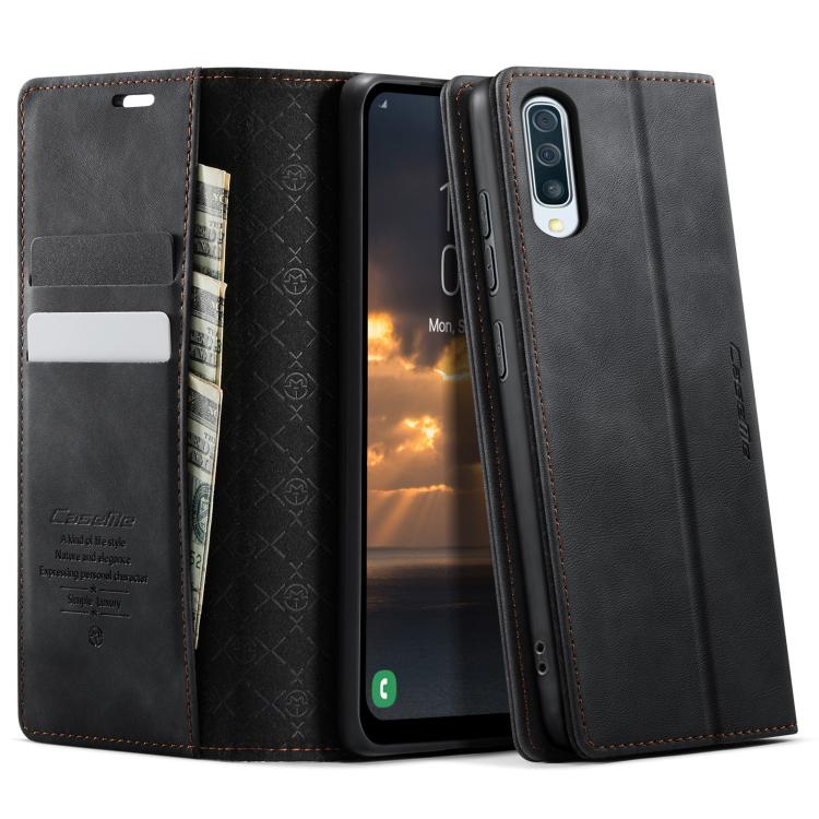 Custodia per telefono CaseMe 033 con fodera in pelle di vitello, inserti in microfibra e protezione RFID., For Samsung Galaxy A14, For Samsung Galaxy A13 / A04s, For Samsung Galaxy A52 / A52s 5G, For Samsung Galaxy A50s / A30s