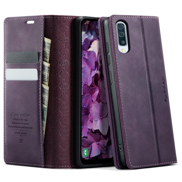 Custodia per telefono CaseMe 033 con fodera in pelle di vitello, inserti in microfibra e protezione RFID., For Samsung Galaxy A14, For Samsung Galaxy A13 / A04s, For Samsung Galaxy A52 / A52s 5G, For Samsung Galaxy A50s / A30s