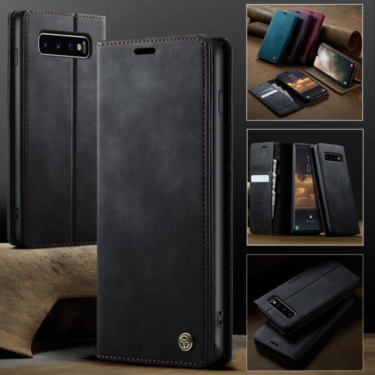 Custodia per telefono CaseMe 033 con fodera in pelle di vitello, inserti in microfibra e protezione RFID., For Samsung Galaxy S10, For Samsung Galaxy A17, For Samsung Galaxy S24 / S25 5G, For Samsung Galaxy S24+ / S25+ 5G