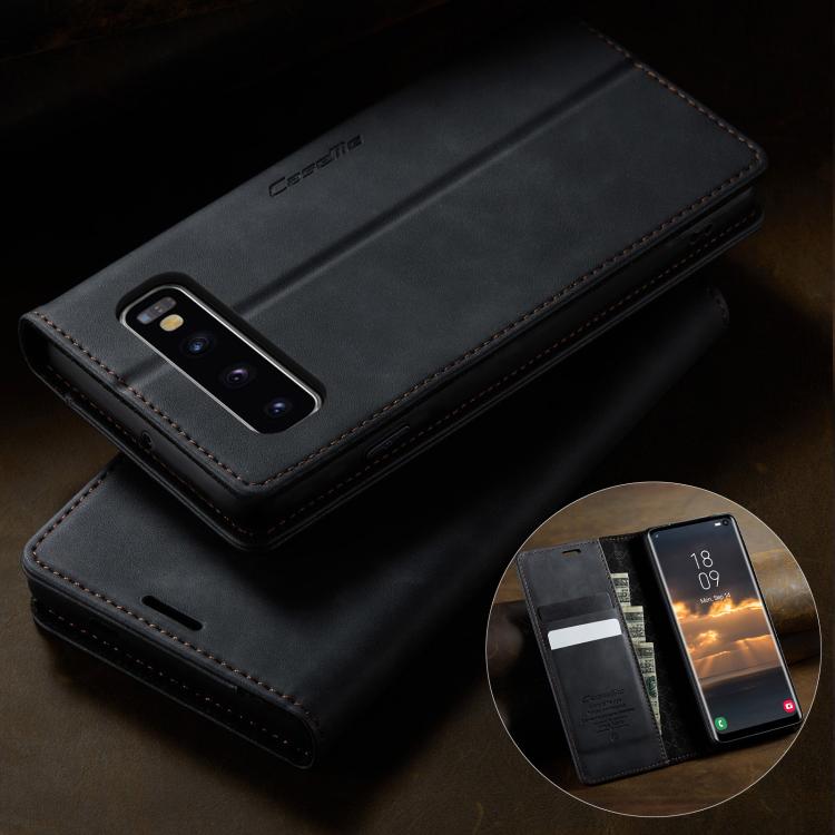 Custodia per telefono CaseMe 033 con fodera in pelle di vitello, inserti in microfibra e protezione RFID., For Samsung Galaxy S10, For Samsung Galaxy A17, For Samsung Galaxy S24 / S25 5G, For Samsung Galaxy S24+ / S25+ 5G