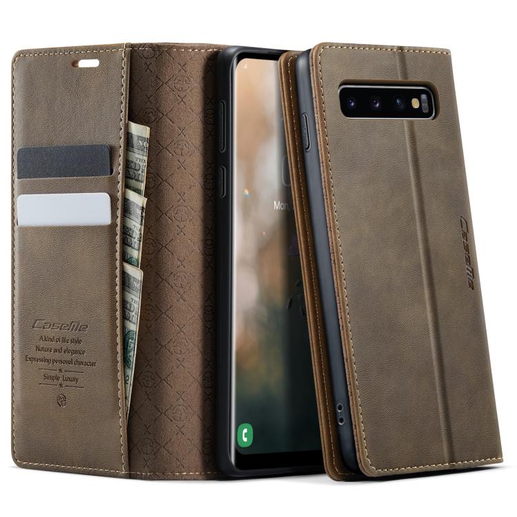 Custodia per telefono CaseMe 033 con fodera in pelle di vitello, inserti in microfibra e protezione RFID., For Samsung Galaxy S20+, For Samsung Galaxy A51, For Samsung Galaxy Note10+, For Samsung Galaxy S10+
