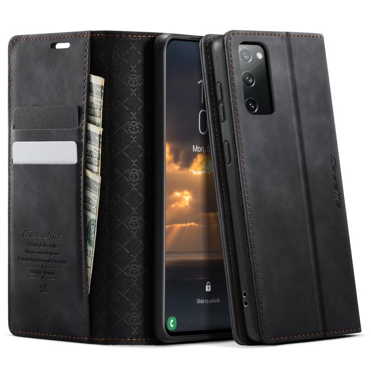 Custodia per telefono CaseMe 033 con fodera in pelle di vitello, inserti in microfibra e protezione RFID., For Samsung Galaxy S23 5G, For Samsung Galaxy A12 5G, For Samsung Galaxy S20 FE, For Samsung Galaxy A23 / M23