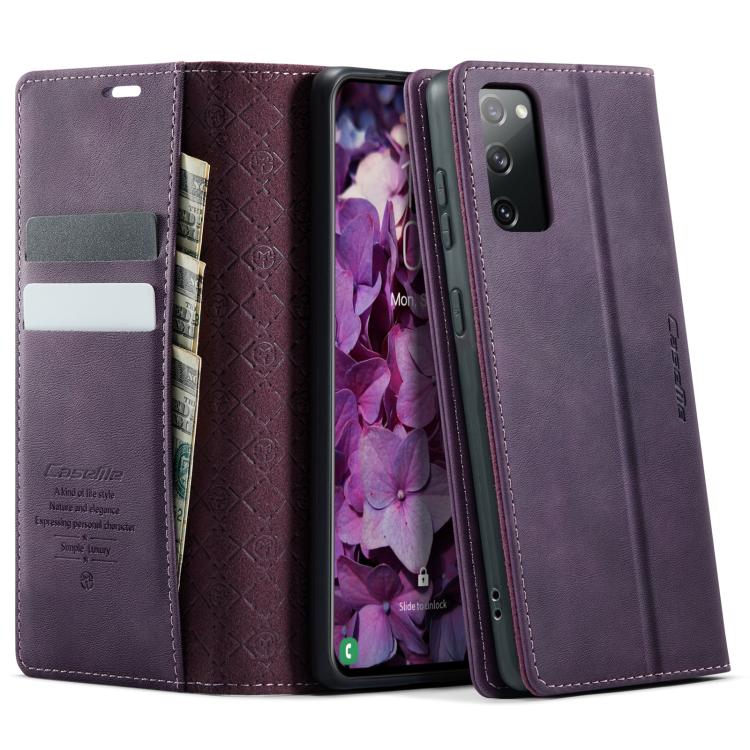 Custodia per telefono CaseMe 033 con fodera in pelle di vitello, inserti in microfibra e protezione RFID., For Samsung Galaxy S23 5G, For Samsung Galaxy A12 5G, For Samsung Galaxy S20 FE, For Samsung Galaxy A23 / M23