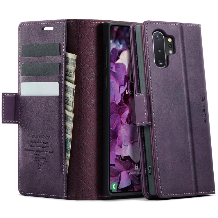 Custodia per telefono CaseMe 033 con fodera in pelle di vitello, inserti in microfibra e protezione RFID., For Samsung Galaxy S20+, For Samsung Galaxy A51, For Samsung Galaxy Note10+, For Samsung Galaxy S10+