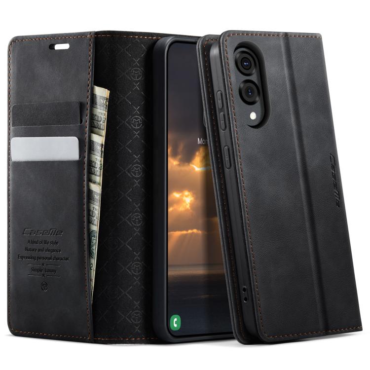 Custodia per telefono CaseMe 033 con fodera in pelle di vitello, inserti in microfibra e protezione RFID., For Galaxy S25 FE 5G, For Samsung Galaxy Z Fold7 5G, For Samsung Galaxy Z Filp7 5G, For Samsung Galaxy S25 Edge