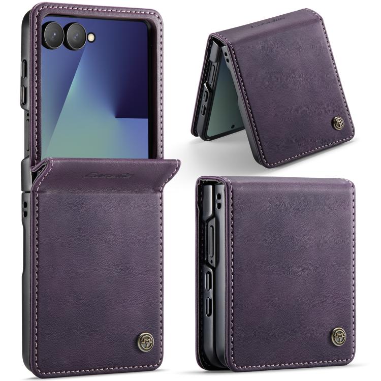 Custodia per telefono CaseMe 033 con fodera in pelle di vitello, inserti in microfibra e protezione RFID., For Galaxy S25 FE 5G, For Samsung Galaxy Z Fold7 5G, For Samsung Galaxy Z Filp7 5G, For Samsung Galaxy S25 Edge