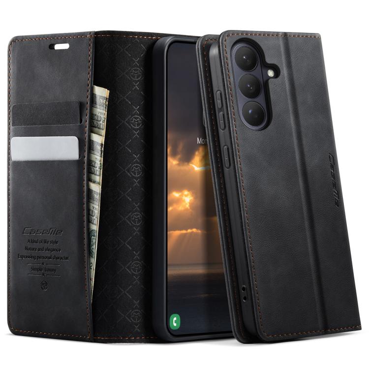 Custodia per telefono CaseMe 033 con fodera in pelle di vitello, inserti in microfibra e protezione RFID., For Galaxy S26 FE 5G, For Galaxy Z Flip8 5G, For Galaxy S26+ 5G, For Galaxy S26 Ultra 5G