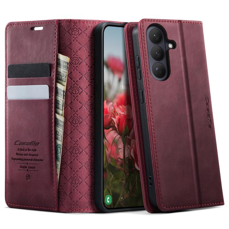 Custodia per telefono CaseMe 033 con fodera in pelle di vitello, inserti in microfibra e protezione RFID., For Galaxy S26 FE 5G, For Galaxy Z Flip8 5G, For Galaxy S26+ 5G, For Galaxy S26 Ultra 5G