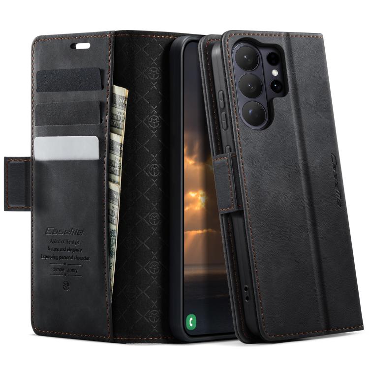 Custodia per telefono CaseMe 033 con fodera in pelle di vitello, inserti in microfibra e protezione RFID., For Galaxy S26 FE 5G, For Galaxy Z Flip8 5G, For Galaxy S26+ 5G, For Galaxy S26 Ultra 5G