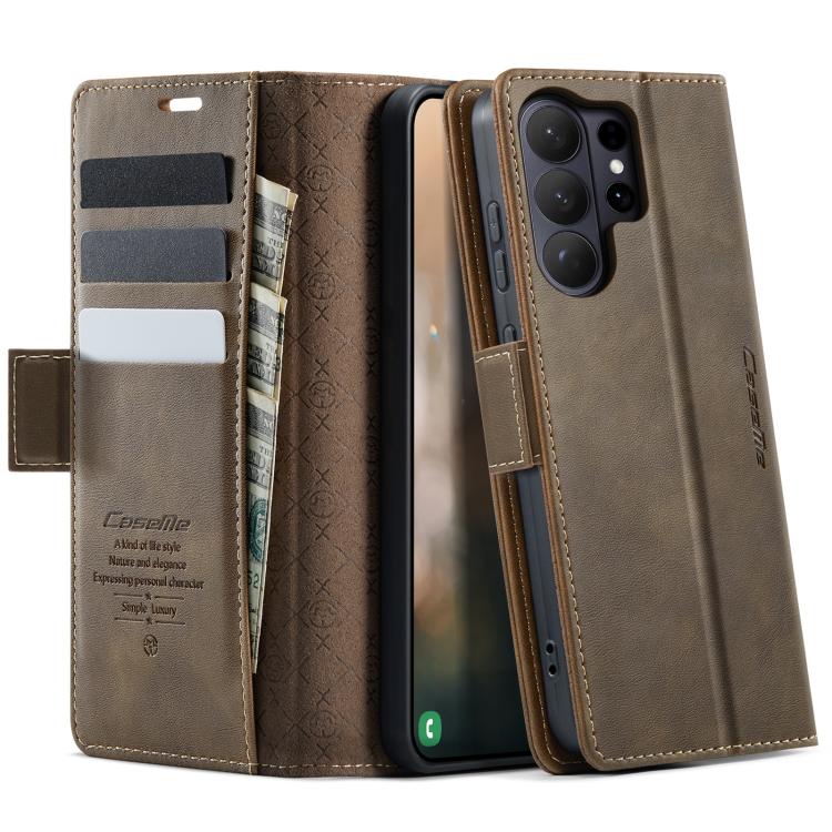 Custodia per telefono CaseMe 033 con fodera in pelle di vitello, inserti in microfibra e protezione RFID., For Galaxy S26 FE 5G, For Galaxy Z Flip8 5G, For Galaxy S26+ 5G, For Galaxy S26 Ultra 5G