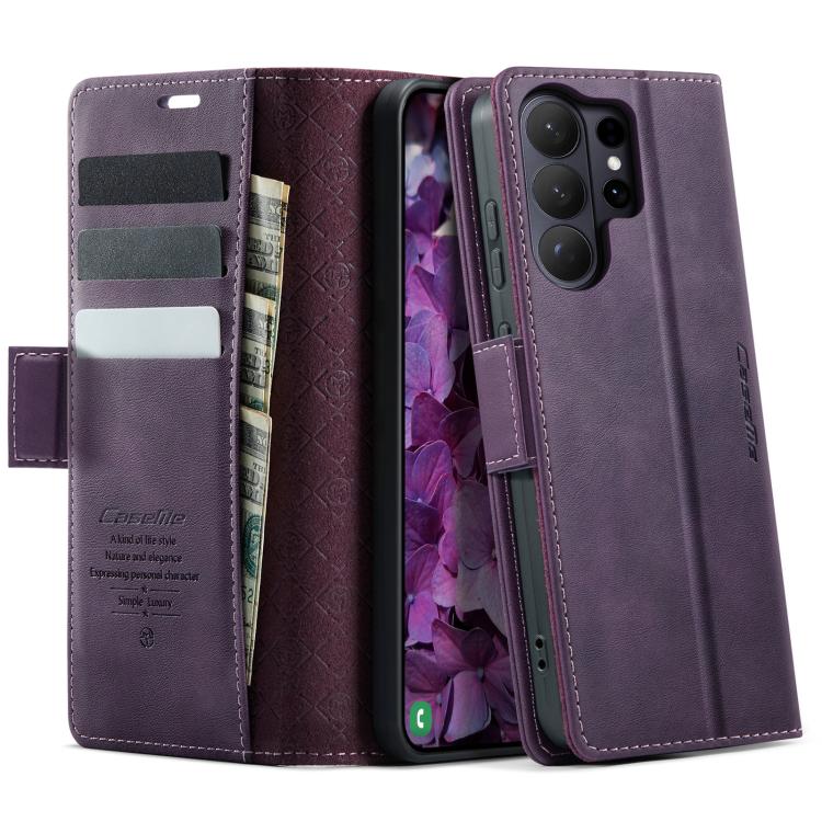 Custodia per telefono CaseMe 033 con fodera in pelle di vitello, inserti in microfibra e protezione RFID., For Galaxy S26 FE 5G, For Galaxy Z Flip8 5G, For Galaxy S26+ 5G, For Galaxy S26 Ultra 5G