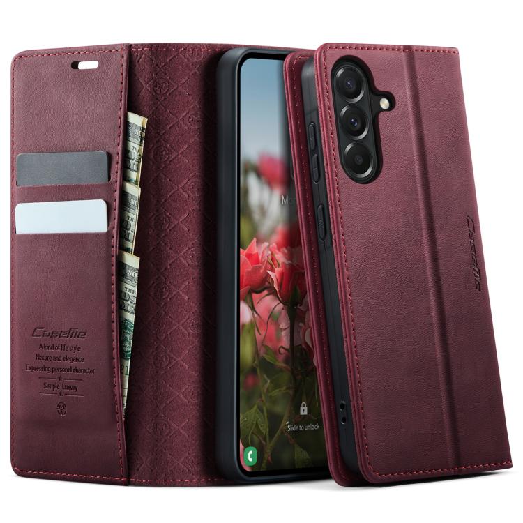 Custodia per telefono CaseMe 033 con fodera in pelle di vitello, inserti in microfibra e protezione RFID., For Galaxy S26 5G, For Galaxy A57 5G, For Galaxy A37 5G, For Galaxy A27 5G