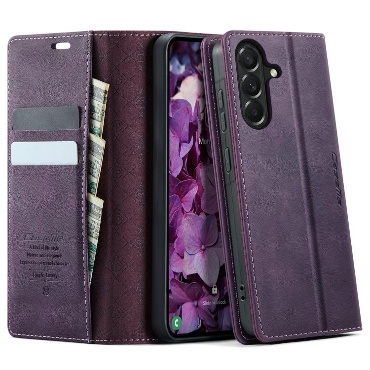 Custodia per telefono CaseMe 033 con fodera in pelle di vitello, inserti in microfibra e protezione RFID., For Galaxy S26 5G, For Galaxy A57 5G, For Galaxy A37 5G, For Galaxy A27 5G