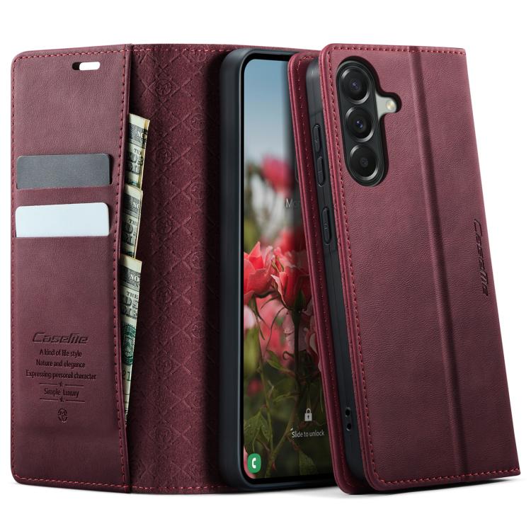 Custodia per telefono CaseMe 033 con fodera in pelle di vitello, inserti in microfibra e protezione RFID., For Galaxy S26 5G, For Galaxy A57 5G, For Galaxy A37 5G, For Galaxy A27 5G