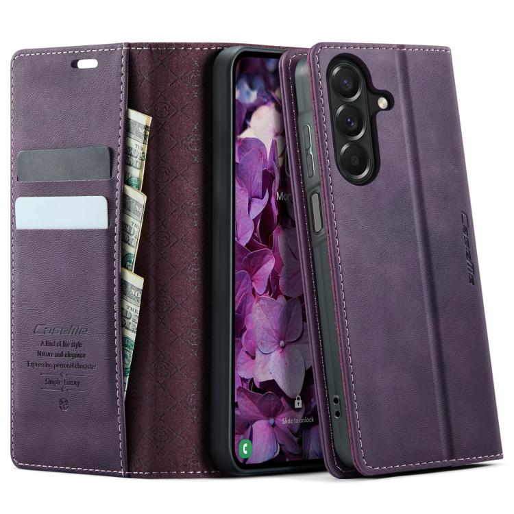 Custodia per telefono CaseMe 033 con fodera in pelle di vitello, inserti in microfibra e protezione RFID., For Galaxy S26 5G, For Galaxy A57 5G, For Galaxy A37 5G, For Galaxy A27 5G