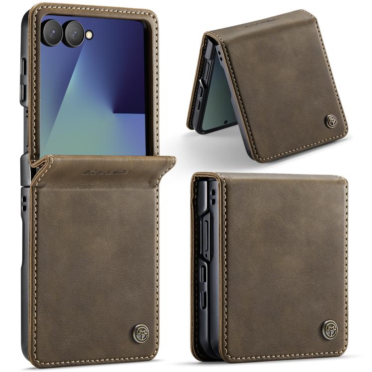 Custodia per telefono CaseMe 033 con fodera in pelle di vitello, inserti in microfibra e protezione RFID., For Galaxy S26 FE 5G, For Galaxy Z Flip8 5G, For Galaxy S26+ 5G, For Galaxy S26 Ultra 5G