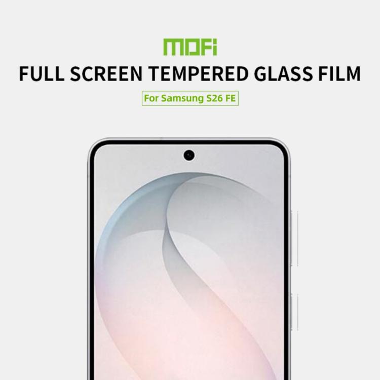 Pellicola in vetro temperato MOFI 9H 2.5D per schermo intero, For Galaxy S26 FE 5G, For Galaxy M17e, For Galaxy S26+ 5G Unlock, For Galaxy S26 Ultra 5G Unlock, For Galaxy S26 5G Unlock, For Galaxy A57 5G, For Galaxy A37 5G, For Galaxy A27 5G           ...
