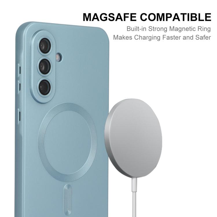 Custodia per telefono ENKAY MagSafe in TPU opaco con pellicola protettiva per obiettivo., For Samsung Galaxy A36 5G, For Samsung Galaxy S25 5G, For Samsung Galaxy S25+ 5G