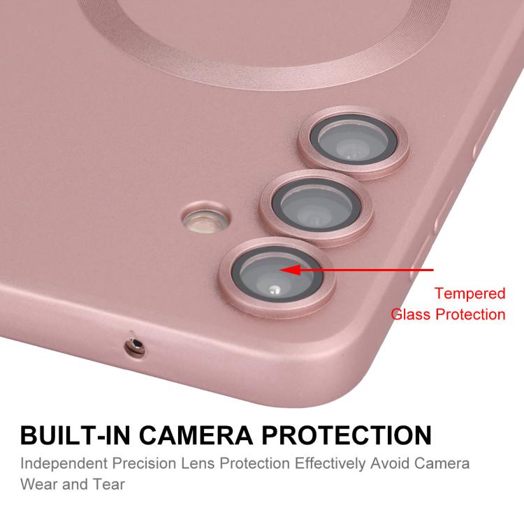 Custodia per telefono ENKAY MagSafe in TPU opaco con pellicola protettiva per obiettivo., For Samsung Galaxy A15, For Samsung Galaxy A55, For Samsung Galaxy S24+ 5G