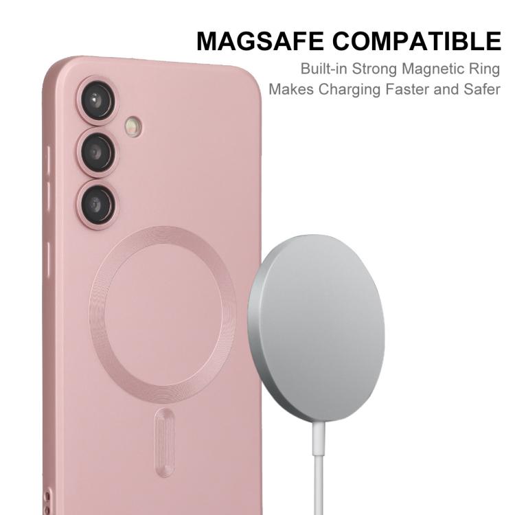 Custodia per telefono ENKAY MagSafe in TPU opaco con pellicola protettiva per obiettivo., For Samsung Galaxy S24 5G, For Samsung Galaxy A24, For Samsung Galaxy A34