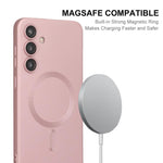 Custodia per telefono ENKAY MagSafe in TPU opaco con pellicola protettiva per obiettivo., For Samsung Galaxy A37 5G, For Galaxy A27 5G, For Samsung Galaxy A56 5G