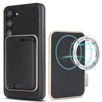 Kalebol Slim MagSafe Ring, custodia magnetica per carte di credito e telefono in pelle., For Samsung Galaxy S23 Ultra 5G, For Samsung Galaxy S23+ 5G, For Samsung Galaxy S23 5G, For Samsung Galaxy S22 Ultra 5G