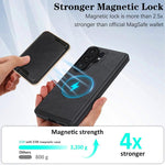Kalebol Slim MagSafe Ring, custodia magnetica per carte di credito e telefono in pelle., For Samsung Galaxy S26 Ultra 5G, For Samsung Galaxy S25 Edge 5G, For Samsung Galaxy S25 5G, For Samsung Galaxy S25+ 5G