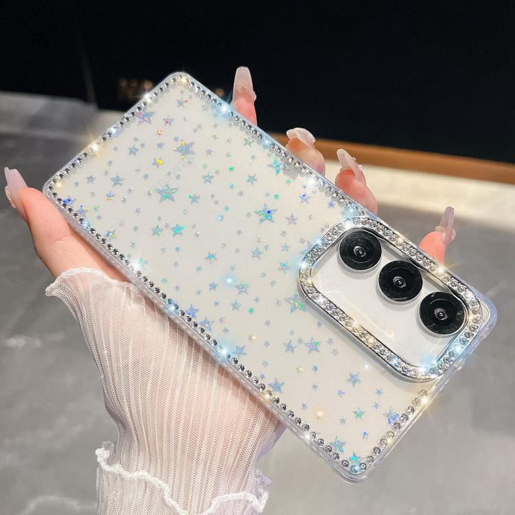 Custodia per telefono anti-caduta in TPU con strass glitterati a 4 angoli., For Samsung Galaxy A35 5G, For Samsung Galaxy S24 Ultra 5G, For Samsung Galaxy S24+ 5G, For Samsung Galaxy S24 5G