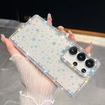 Custodia per telefono anti-caduta in TPU con strass glitterati a 4 angoli., For Samsung Galaxy A35 5G, For Samsung Galaxy S24 Ultra 5G, For Samsung Galaxy S24+ 5G, For Samsung Galaxy S24 5G