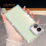 Custodia per telefono anti-caduta in TPU con strass glitterati a 4 angoli., For Samsung Galaxy A07 5G, For Samsung Galaxy A17 5G, For Samsung Galaxy A56 5G, For Samsung Galaxy A26 5G
