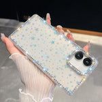 Custodia per telefono anti-caduta in TPU con strass glitterati a 4 angoli., For Samsung Galaxy A07 5G, For Samsung Galaxy A17 5G, For Samsung Galaxy A56 5G, For Samsung Galaxy A26 5G