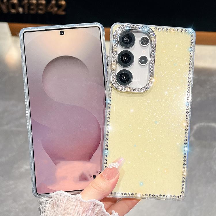 Custodia per telefono anti-caduta in TPU con strass glitterati a 4 angoli., For Samsung Galaxy A35 5G, For Samsung Galaxy S24 Ultra 5G, For Samsung Galaxy S24+ 5G, For Samsung Galaxy S24 5G