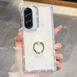 Anello di supporto in TPU con strass glitterati e custodia anti-caduta per telefono, For Samsung Galaxy A17 5G, For Samsung Galaxy A56 5G, For Samsung Galaxy A26 5G, For Samsung Galaxy A36 5G