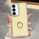 Anello di supporto in TPU con strass glitterati e custodia anti-caduta per telefono, For Samsung Galaxy S25 5G, For Samsung Galaxy S25+ 5G, For Samsung Galaxy S25 Ultra 5G, For Samsung Galaxy A16 5G
