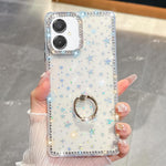 Anello di supporto in TPU con strass glitterati e custodia anti-caduta per telefono, For Samsung Galaxy S26+ 5G, For Samsung Galaxy S26 Ultra 5G, For Samsung Galaxy S26 5G, For Samsung Galaxy A07 5G