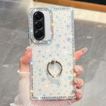 Anello di supporto in TPU con strass glitterati e custodia anti-caduta per telefono, For Samsung Galaxy A17 5G, For Samsung Galaxy A56 5G, For Samsung Galaxy A26 5G, For Samsung Galaxy A36 5G