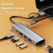 2501 RJ45 Gigabit Network Card Converter USB-C / USB to Ethernet Adapter