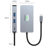 Hub USB-C 7-in-1 con 2 USB 3.2, lettore SD/TF, HDMI, RJ45