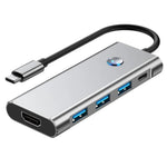 Hub USB-C 7 in 1 con HDMI 4K e ricarica 100W per laptop