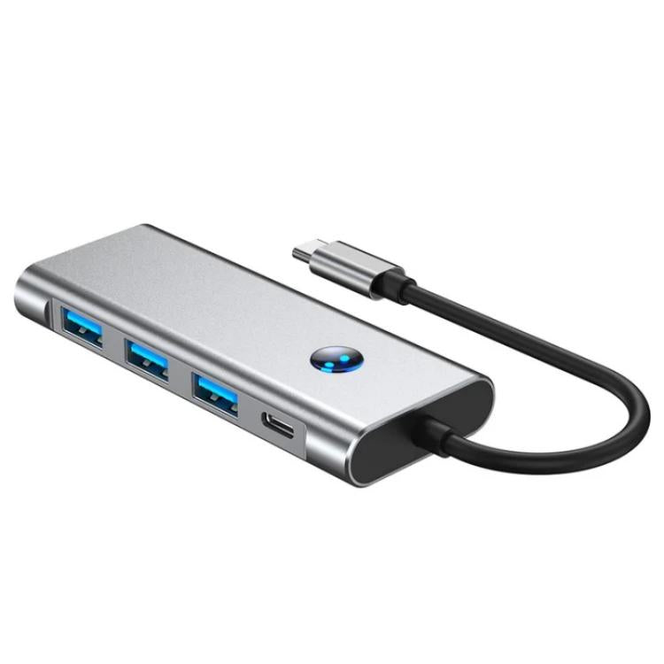 Hub USB-C 7 in 1 con HDMI 4K e ricarica 100W per laptop