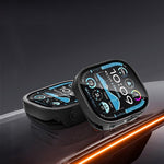 Cassa dell'orologio in alluminio con pellicola temperata integrata, For Apple Watch Ultra 3 / 2 / 1 49mm