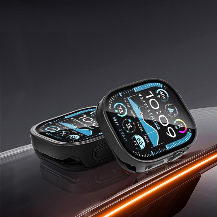 Cassa dell'orologio in alluminio con pellicola temperata integrata, For Apple Watch Ultra 3 / 2 / 1 49mm