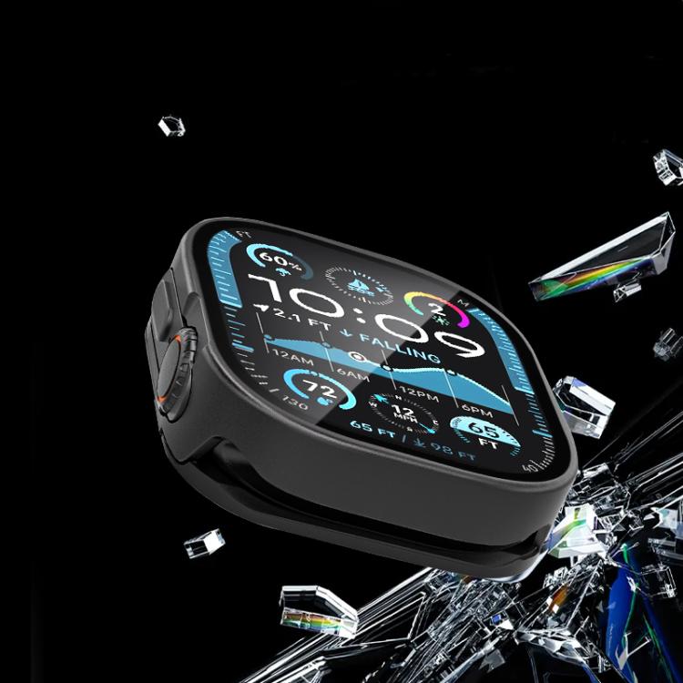 Cassa dell'orologio in alluminio con pellicola temperata integrata, For Apple Watch Ultra 3 / 2 / 1 49mm