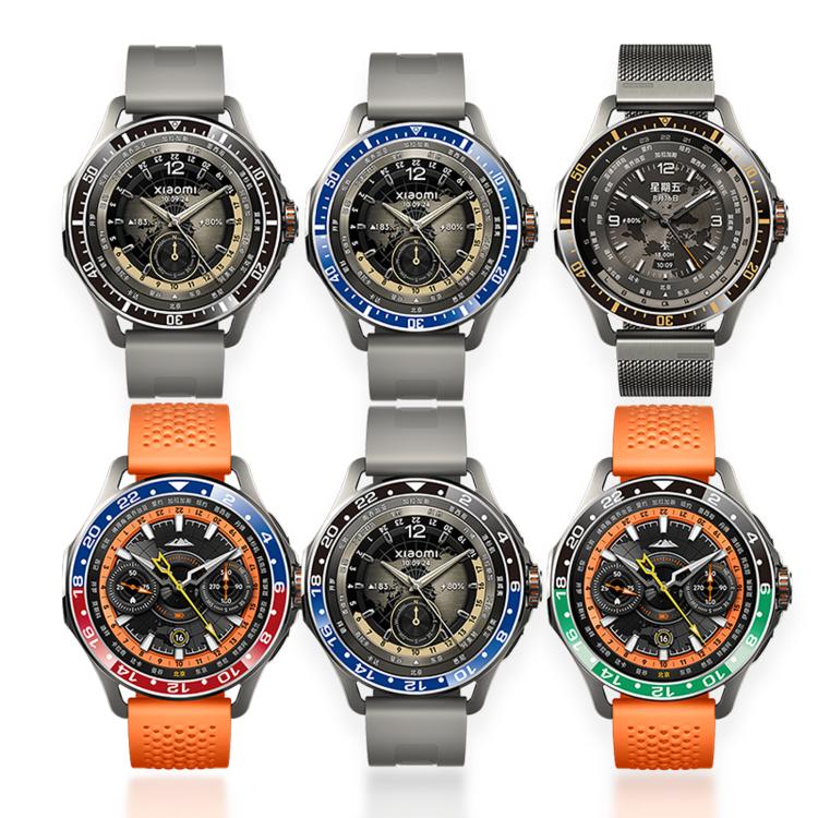 Smartwatch con lunetta in lega di alluminio e anello per orologio., For Xiaomi Watch S4 Sport / S4 / S3